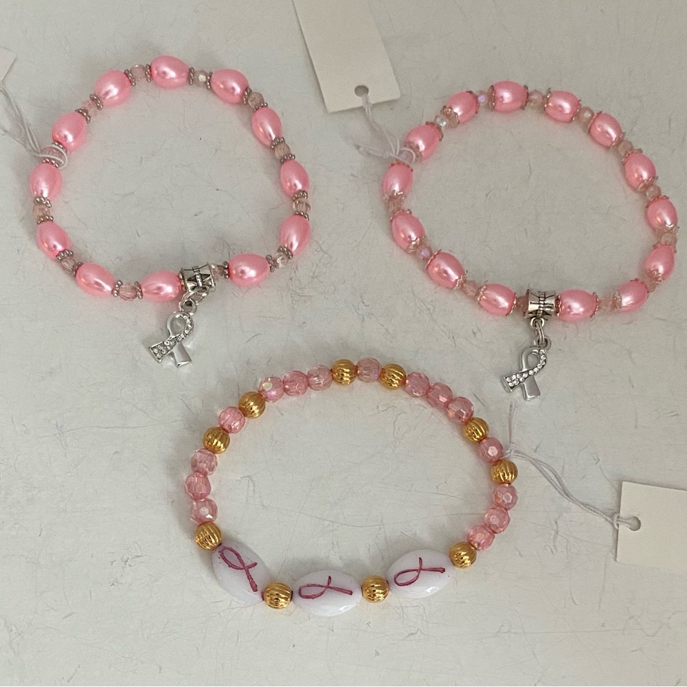 NEW Cancer ribbon bracelets